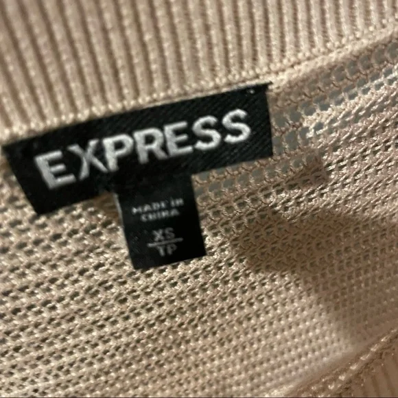 Express xs open-knit sweater blouse - Picture 2 of 4